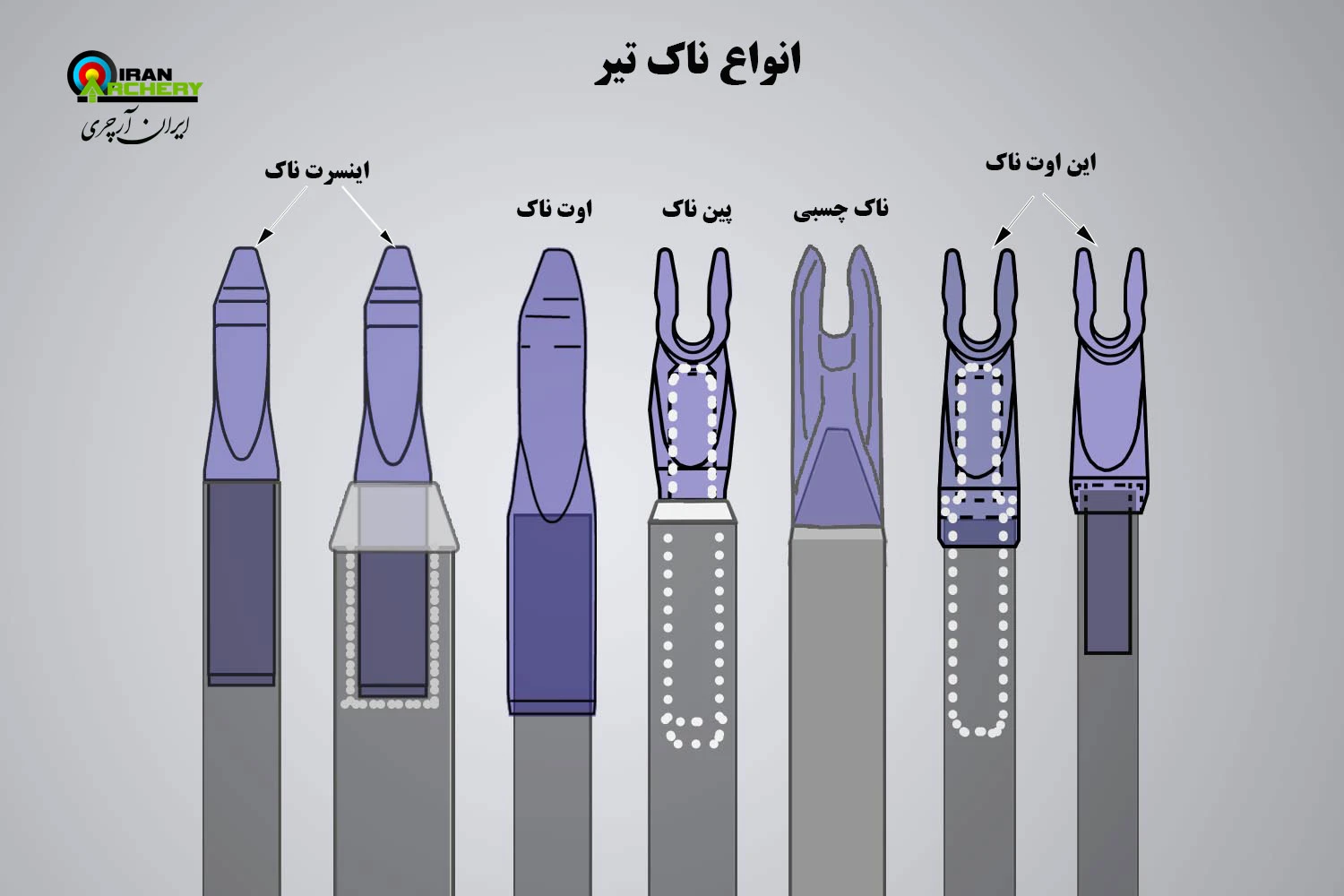 انواع ناک تیر