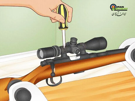 تنظیم دوربین تفنگ