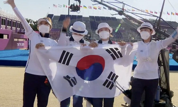 تیم تیراندازی با کمان زنان کره جنوبی باز هم قهرمان المپیک شد