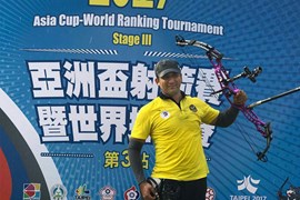 اسماعیل عبادی مسابقات آسیایی 2017