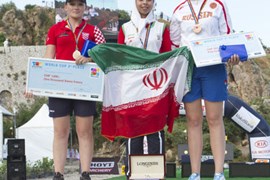 مهتاب پارسامهر قهرمان تیراندازی با کمان جهان 2011