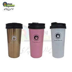 ماگ دسته دار استیل نیم لیتری Cafe Style